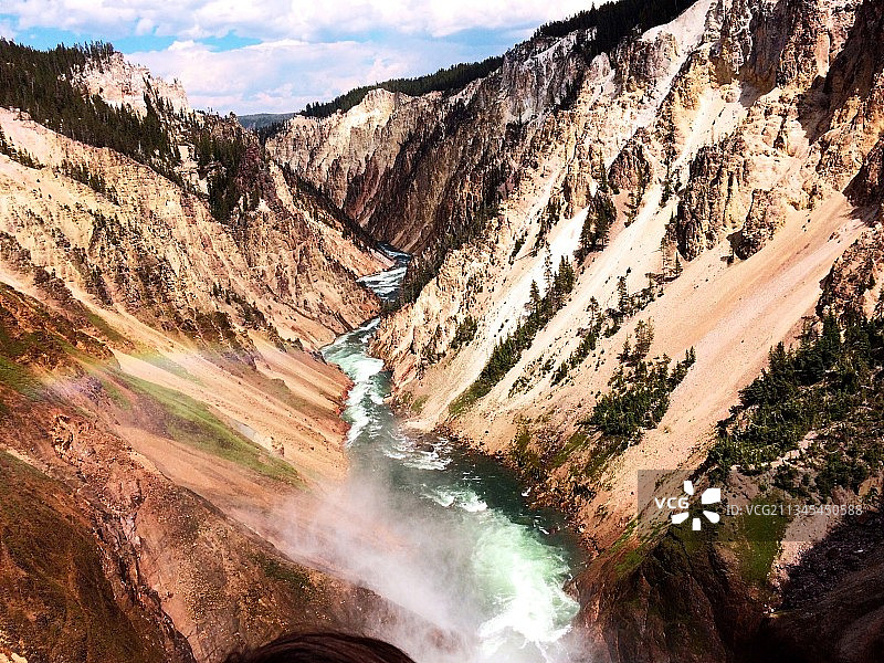 科罗拉多皇家峡谷瀑布风光图片素材