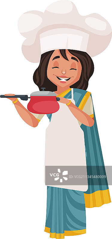 卡通女厨师图片素材