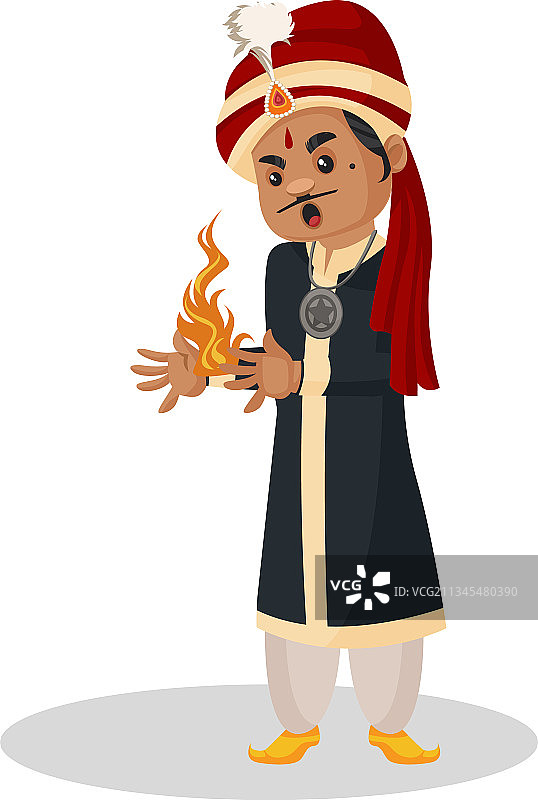 卡通魔术师图片素材