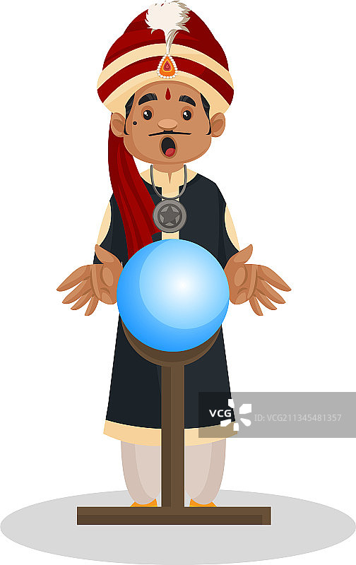 卡通魔术师图片素材