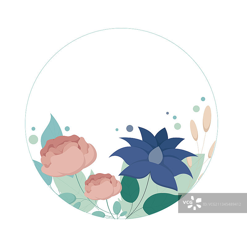 用于明信片的夏季花束图片素材