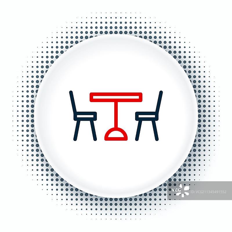 带长椅的野餐桌图片素材