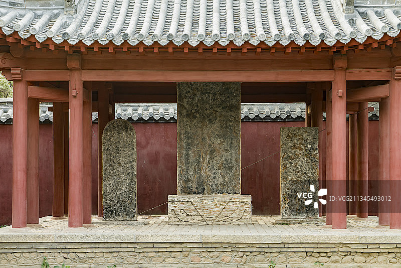 20171207中国 山东省 泰安市 泰山岱庙图片素材