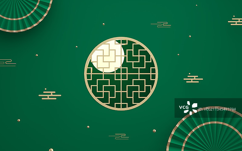 三维图形传统节日场景背景图片素材