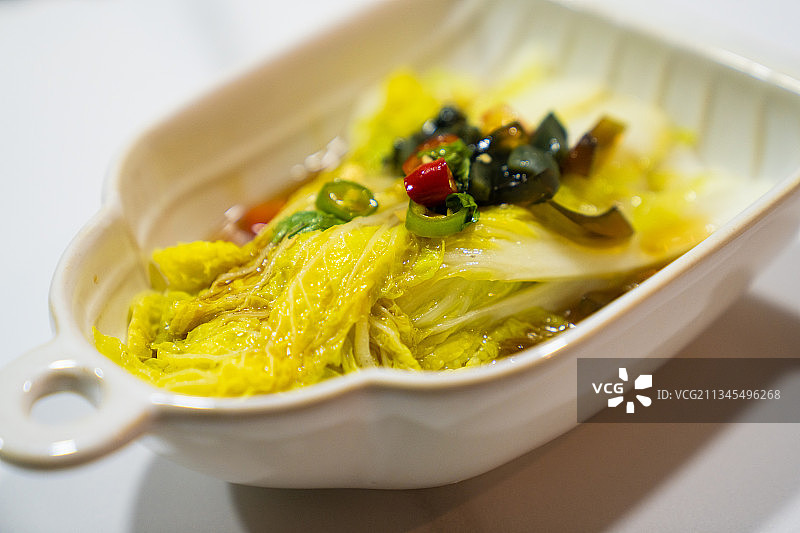 醋熘白菜图片素材