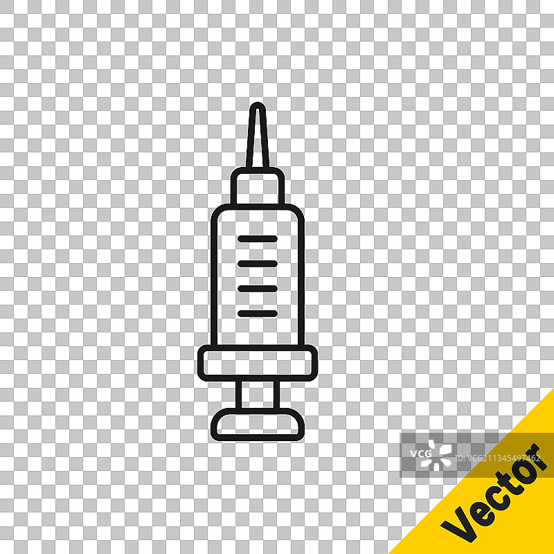 黑色线条的药物成瘾图标图片素材