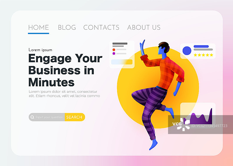 分析师分析统计数据图片素材