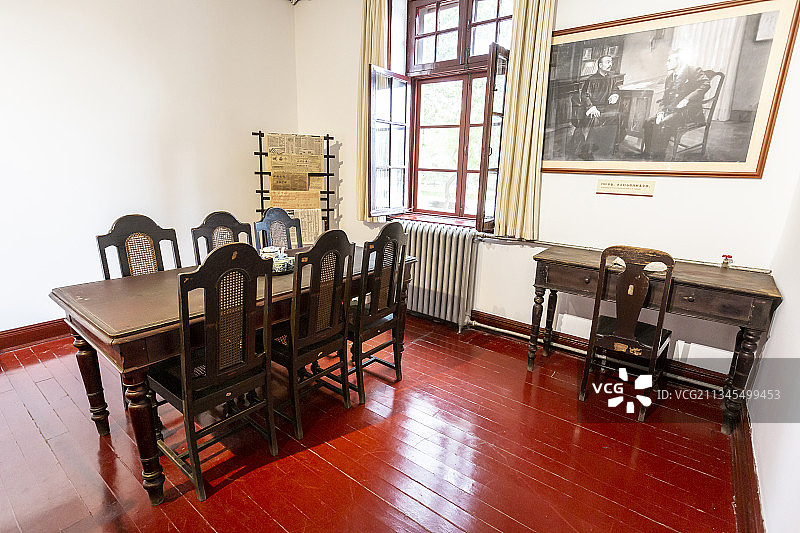北京大学红楼——图书馆主任室（李大钊办公室）图片素材