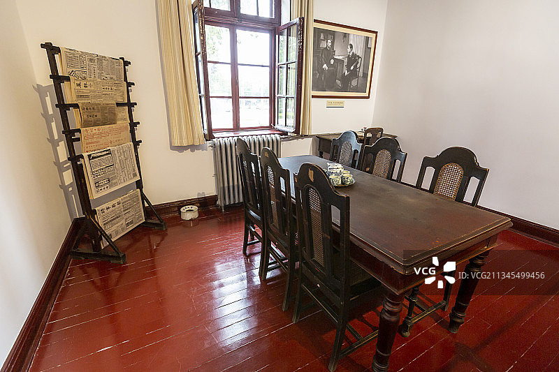 北京大学红楼——图书馆主任室（李大钊办公室）图片素材