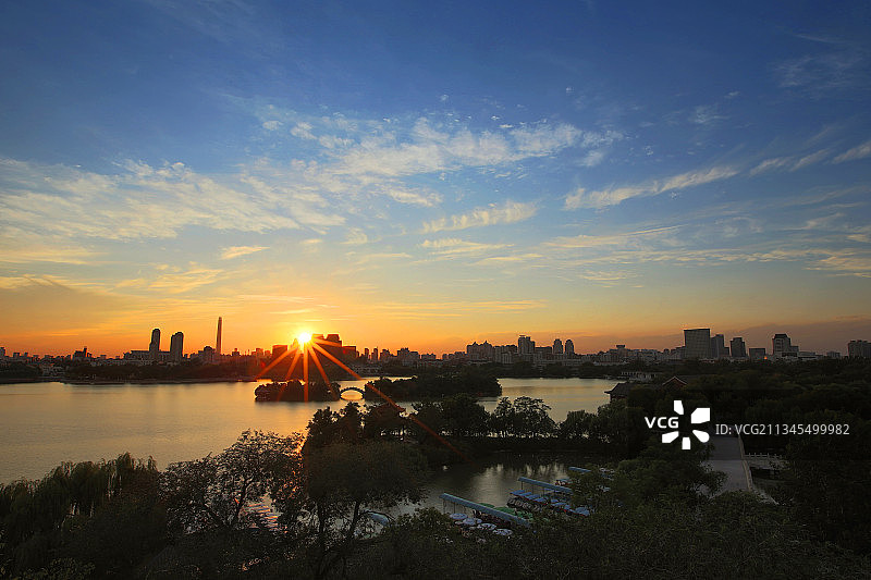 天津水上公园图片素材