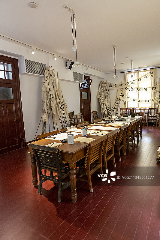 北京大学红楼——五四游行筹备室（罗家伦在此起草《北京全体学界图片素材