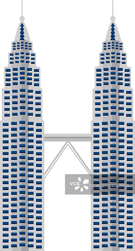 双子大厦图片素材