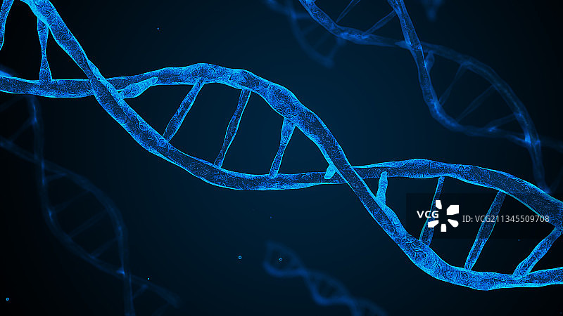 DNA螺旋基因结构生物医学科学背景图片素材