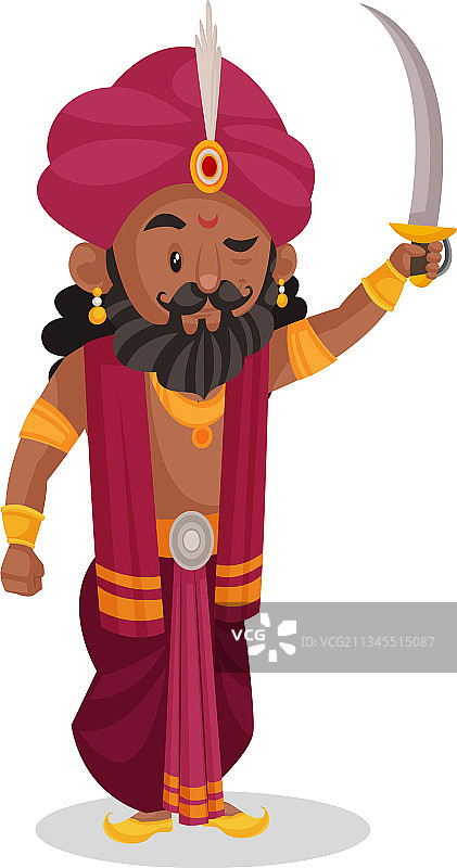 沙库尼卡通人物图片素材