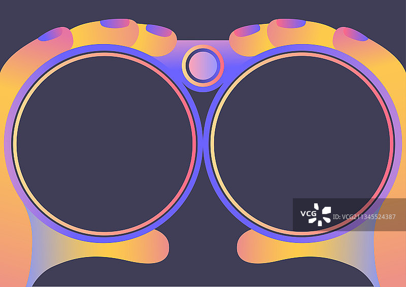 扁平望远镜图片素材