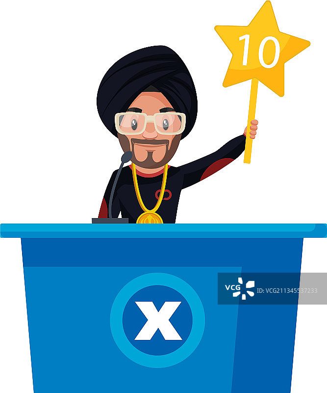 旁遮普歌手卡通人物图片素材