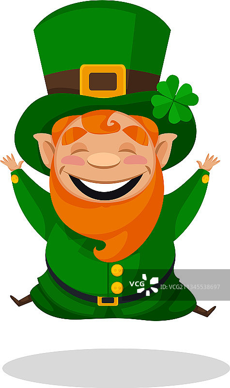 圣帕特里克节卡通人物图片素材