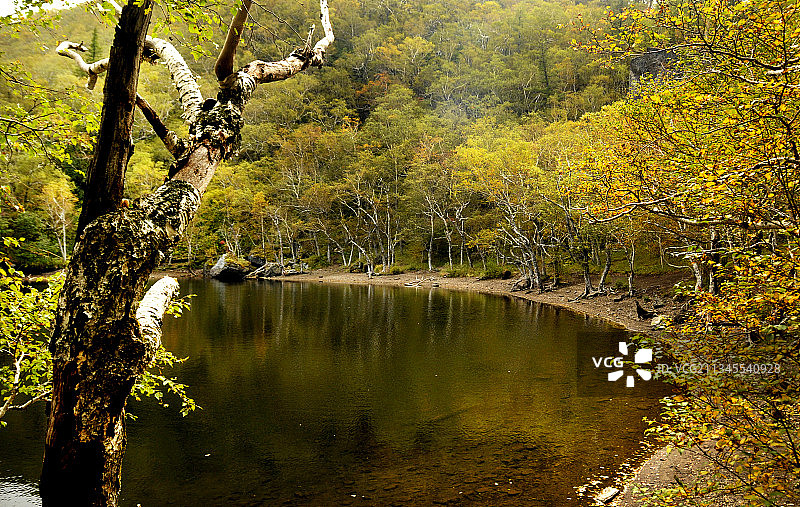 吉林长白山秋日美景图片素材