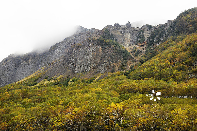 吉林长白山秋日美景图片素材