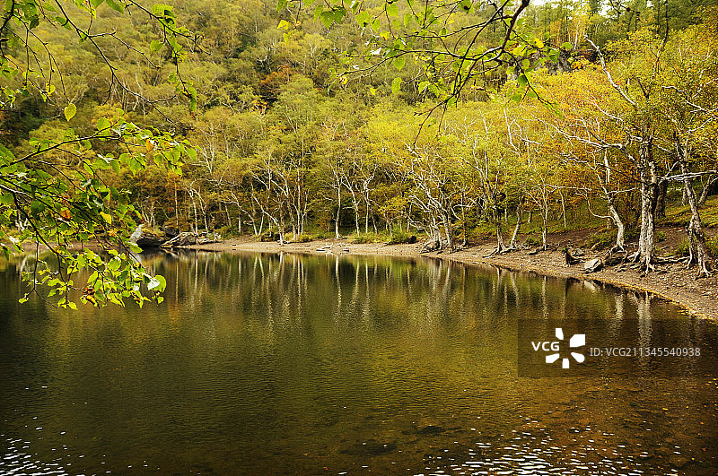 吉林长白山秋日美景图片素材