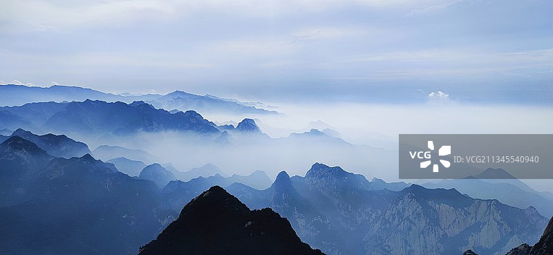 华山西峰图片素材