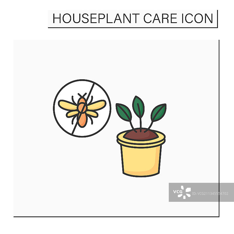 园艺彩色图标图片素材