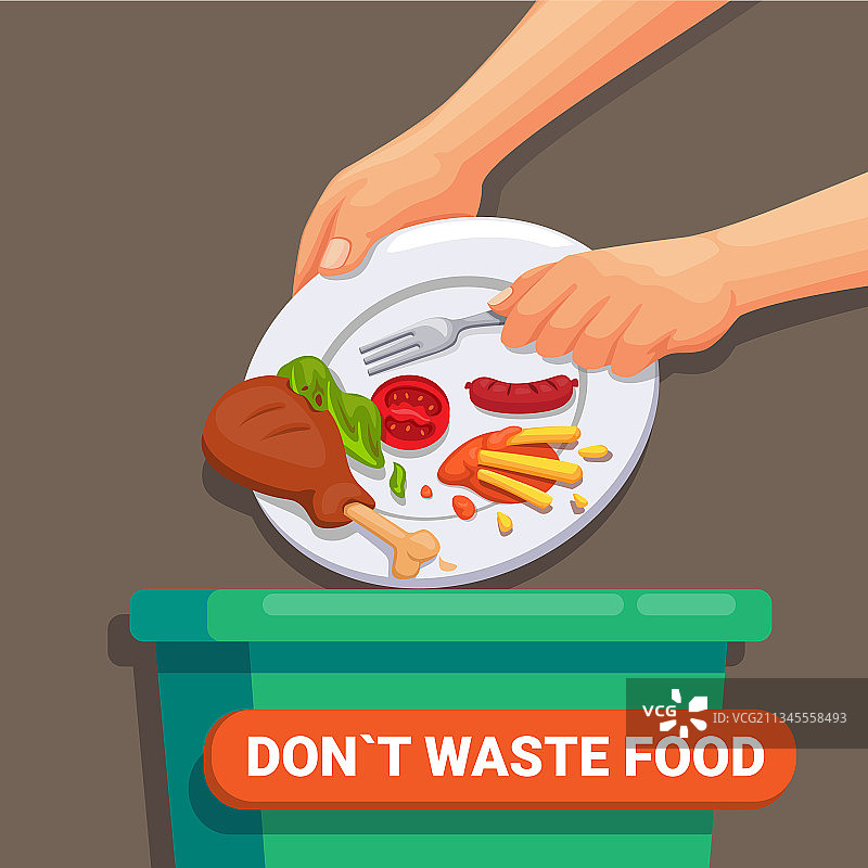 世界粮食日请勿浪费食物宣传图片素材