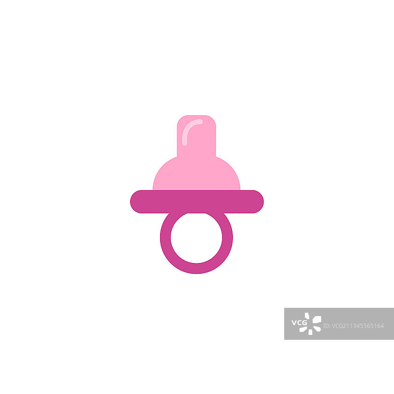 奶嘴剪贴画，简单风格图片素材