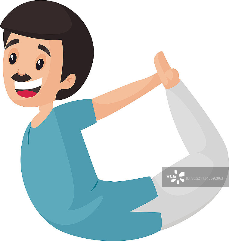 快乐的男人卡通角色图片素材