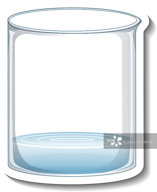 实验室玻璃器皿贴纸模板图片素材