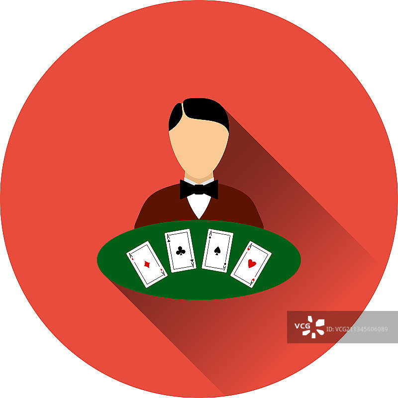 赌场发牌员图标图片素材