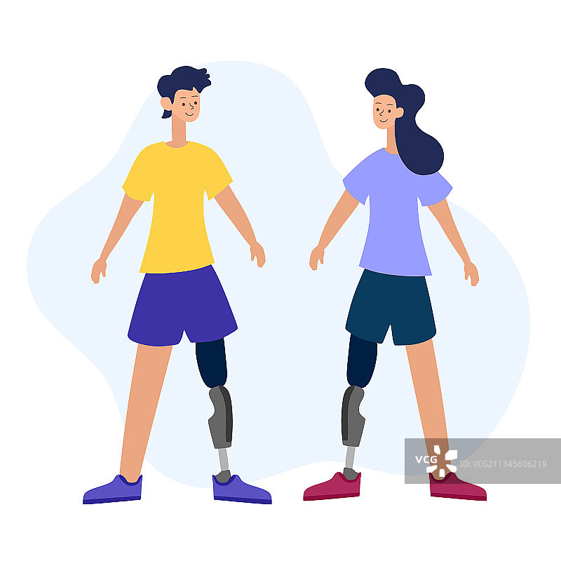 残疾人士图片素材