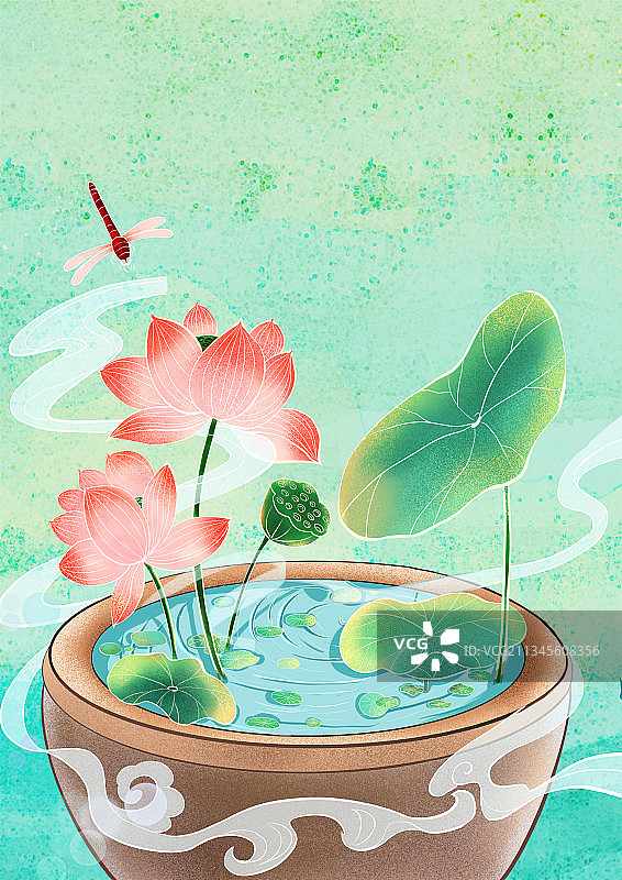 二十四节气之小暑图片素材