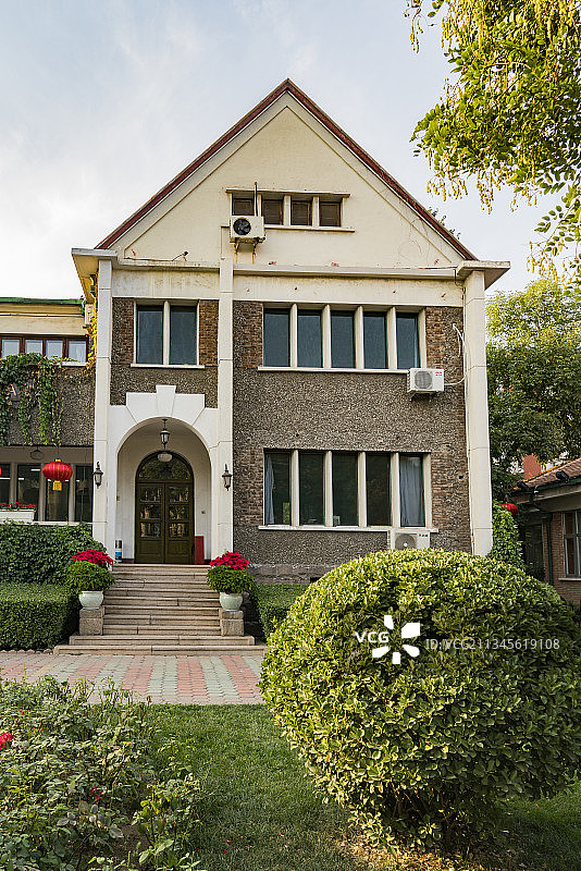 20171006中国 天津市 五大道小洋楼图片素材