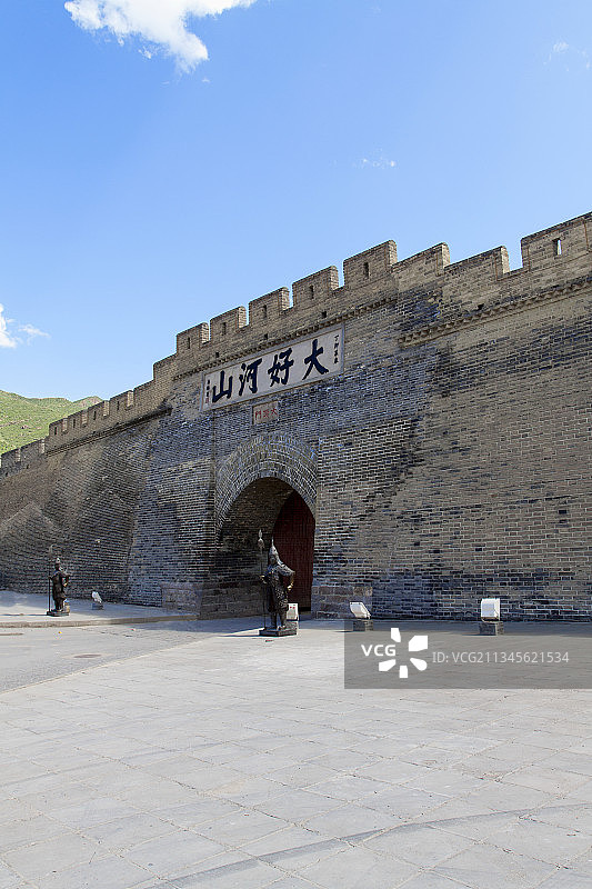 大境门长城城楼图片素材