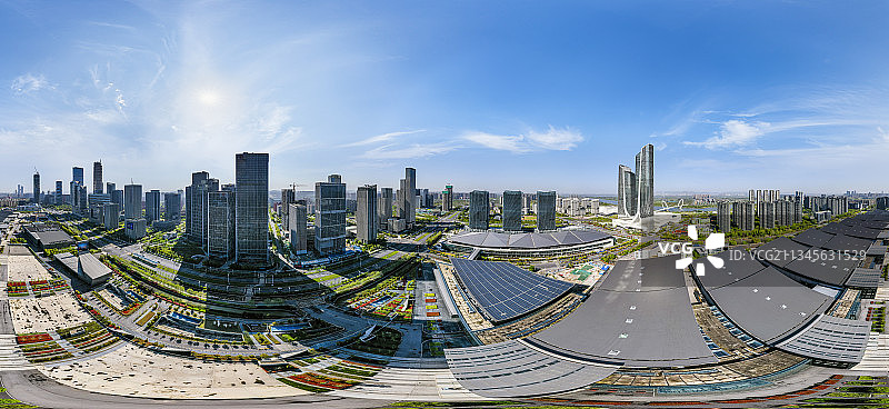 鸟瞰南京城市风光图片素材