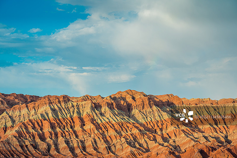 五彩山,拜县,白昼,自然,风景,彩虹图片素材