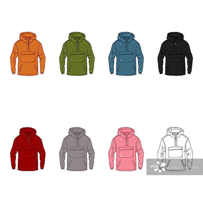 防风夹克套装图片素材