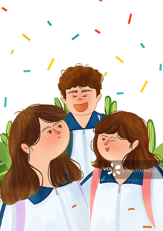 开学季插画图片素材