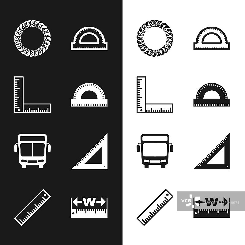 量角器网格折叠尺桂冠素材图片素材