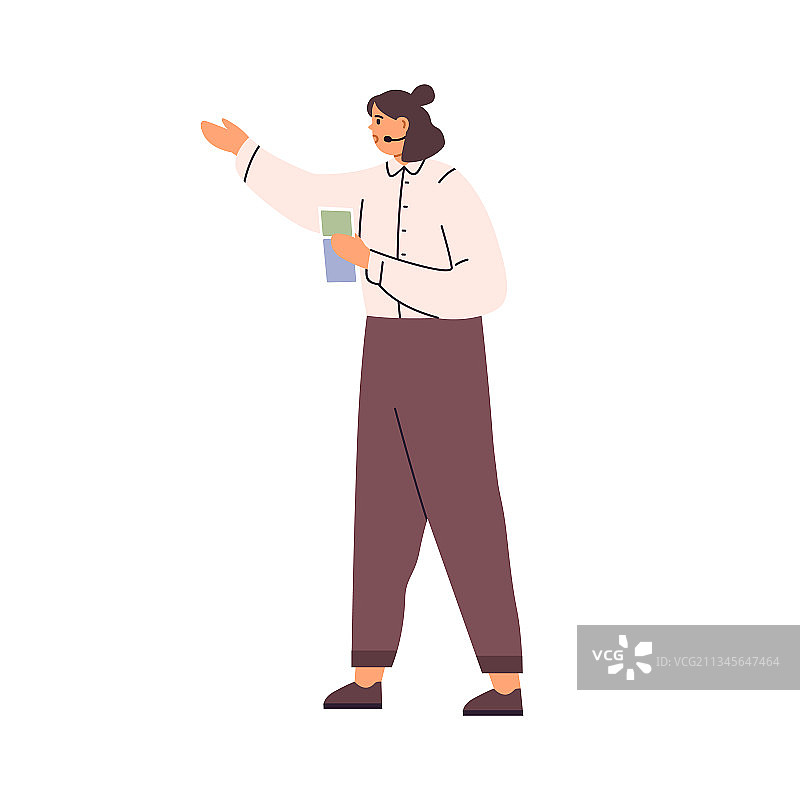 导游带领观光旅行图片素材