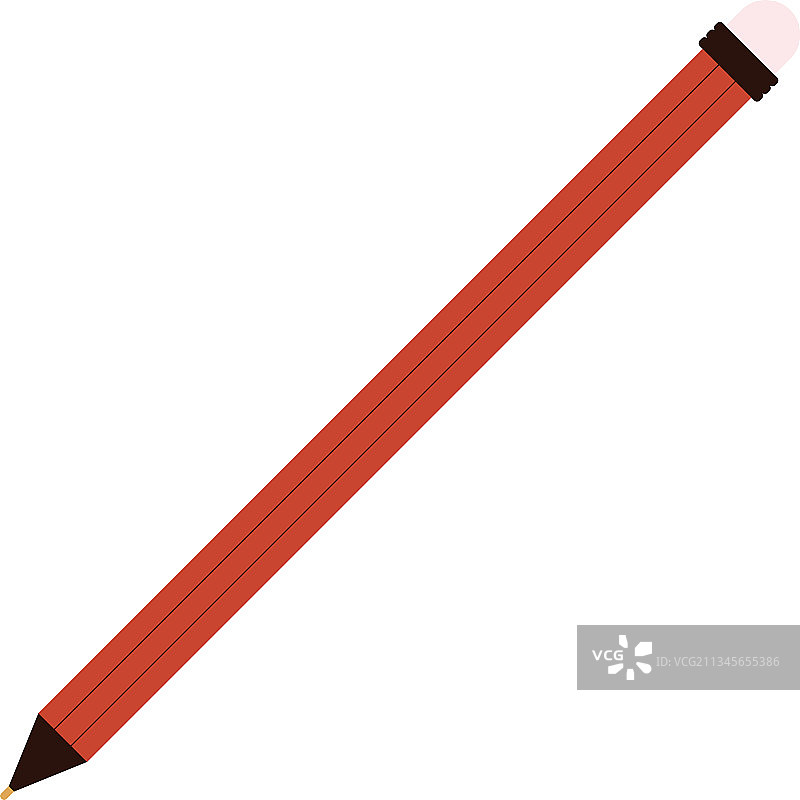 红色铅笔图片素材
