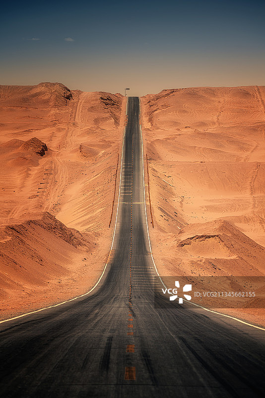 U型公路图片素材