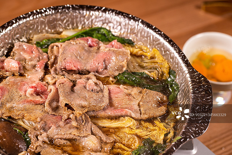 日本料理寿喜锅图片素材