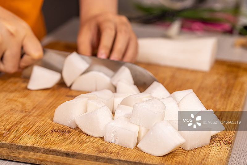 切白萝卜图片素材