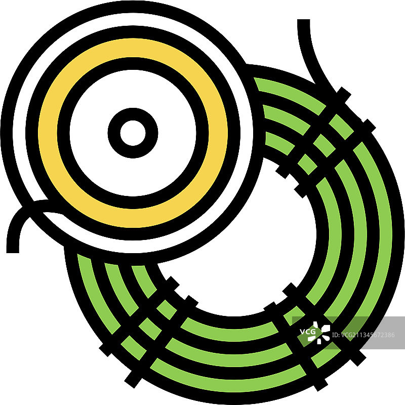 飞钓线彩色图标图片素材