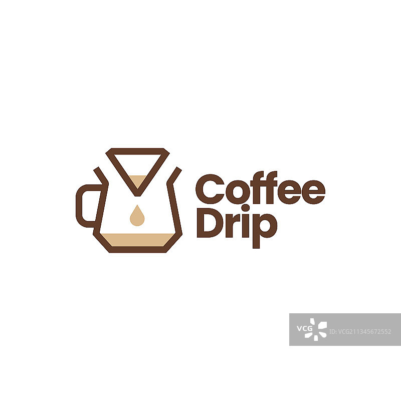 咖啡滤纸滴头标志图标图片素材