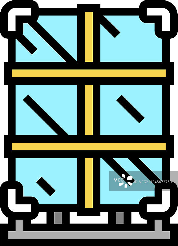 玻璃制品运输包装图片素材