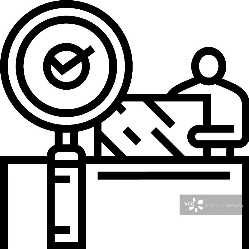 质量检测玻璃生产线图标图片素材