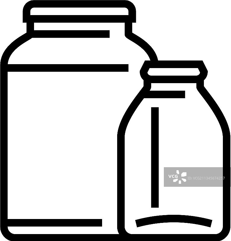 玻璃罐生产线图标图片素材